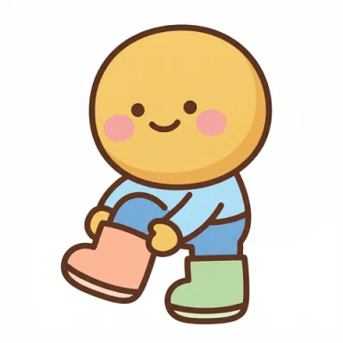 Put on boots AAC symbol