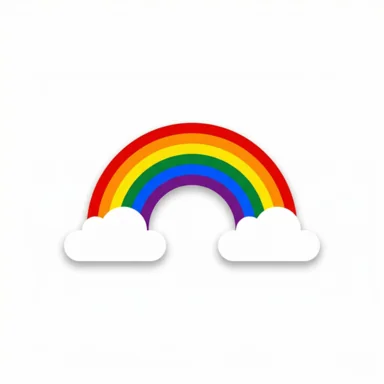 Rainbow AAC symbol