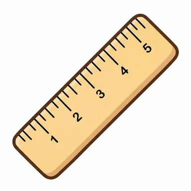 Ruler AAC picture communication symbol