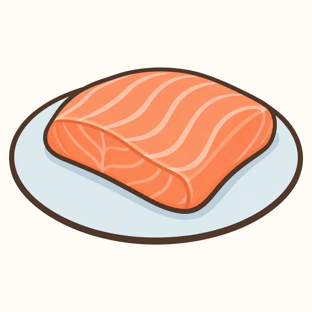 Salmon AAC picture communication symbol