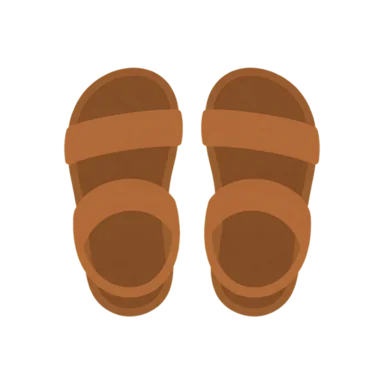 Sandals AAC symbol