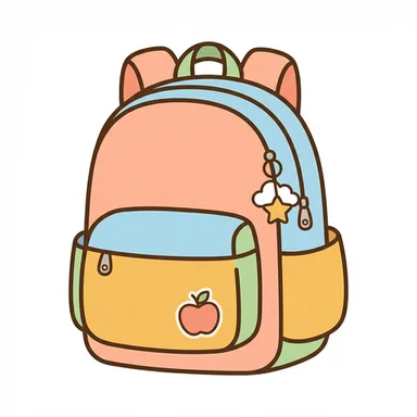School bag AAC symbol