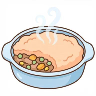 Shepherds pie AAC picture communication symbol
