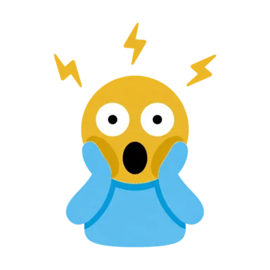Shocked AAC symbol