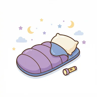 Sleepover AAC symbol