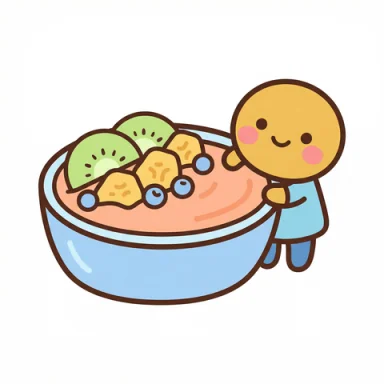 Smoothie bowl AAC symbol