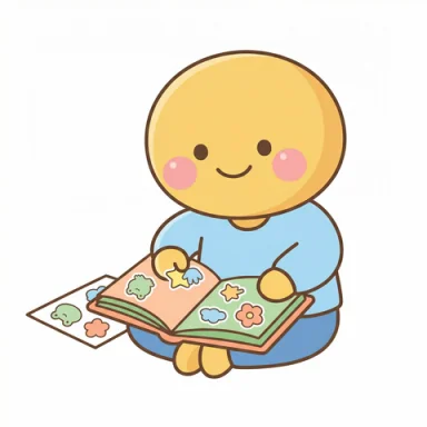 Sticker book AAC symbol