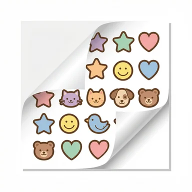 Stickers AAC symbol