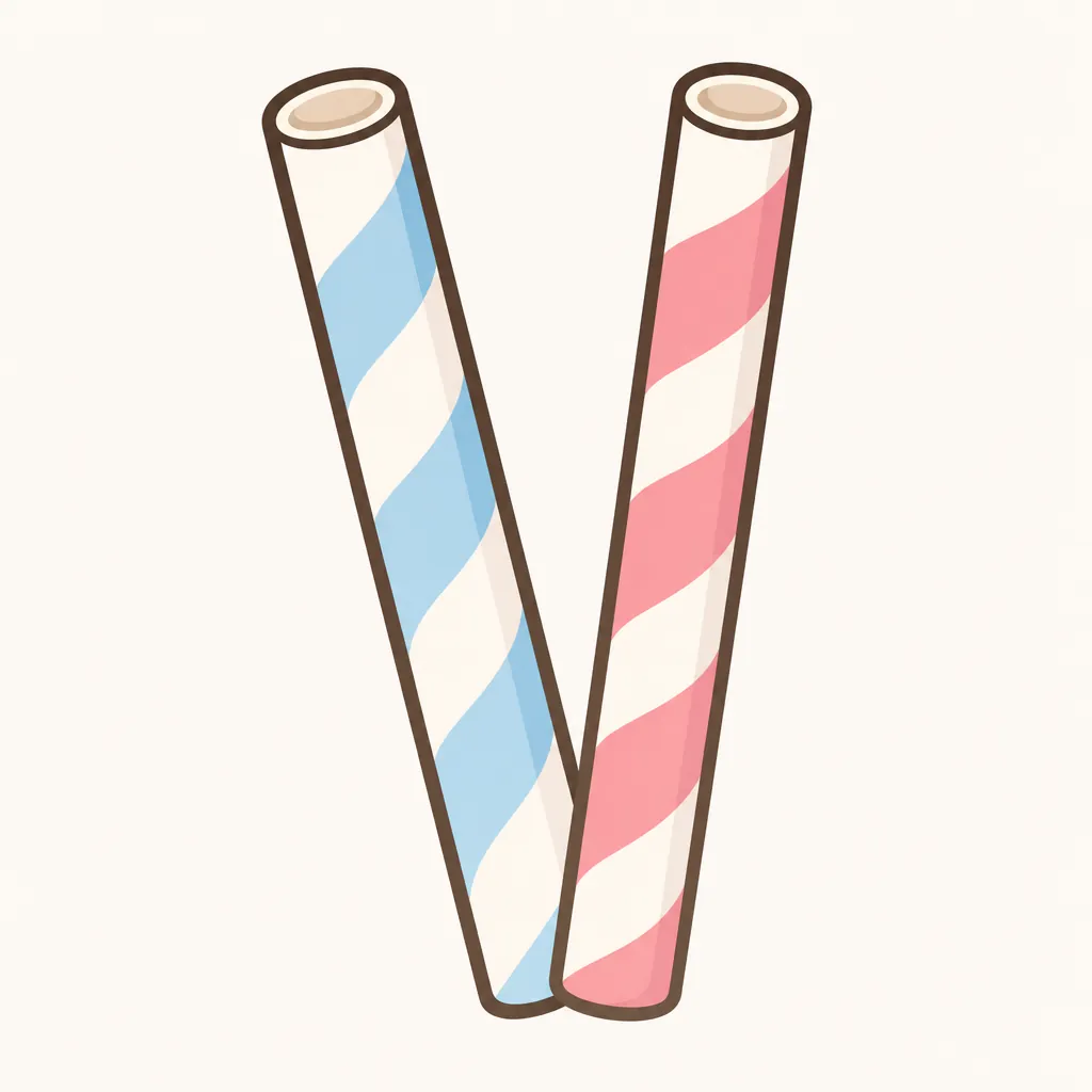 Straw AAC picture communication symbol