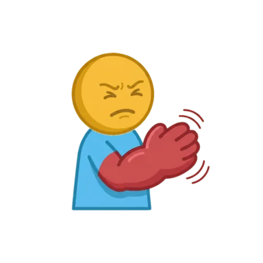 Swollen AAC symbol