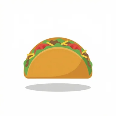 Taco AAC picture communication symbol