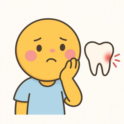 Teeth hurt AAC symbol
