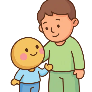 Tell_a_grown_up AAC picture communication symbol