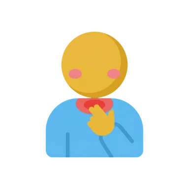 Throat AAC symbol