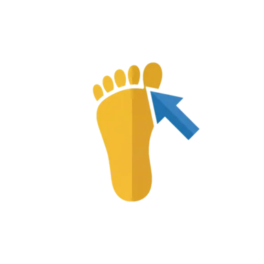 Toe AAC symbol