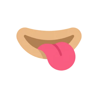 Tongue AAC symbol