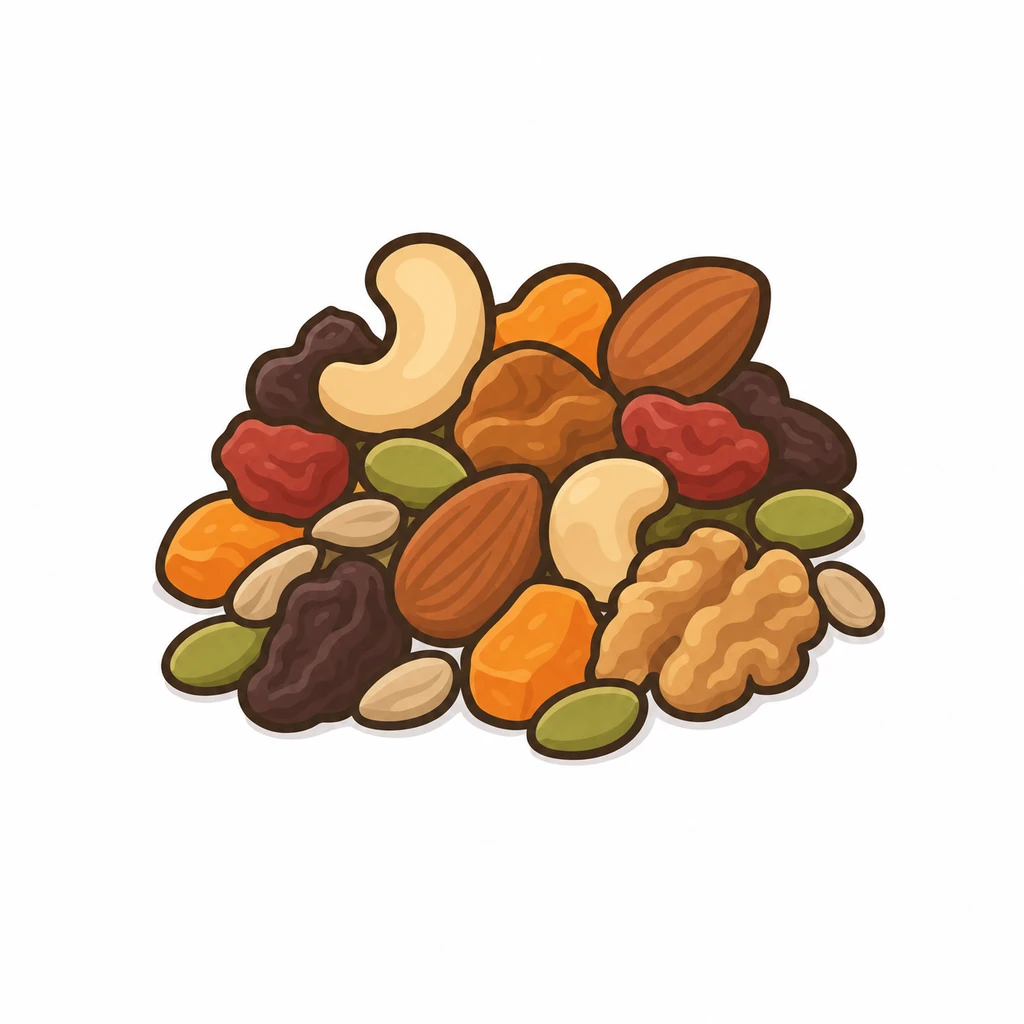 Trail mix AAC symbol