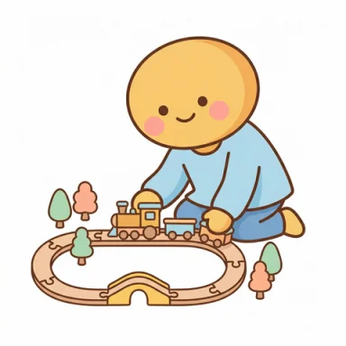 Train set AAC picture communication symbol