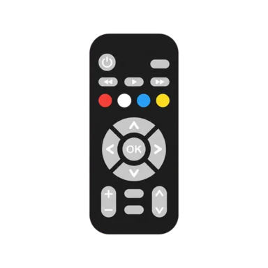 Tv remote AAC symbol