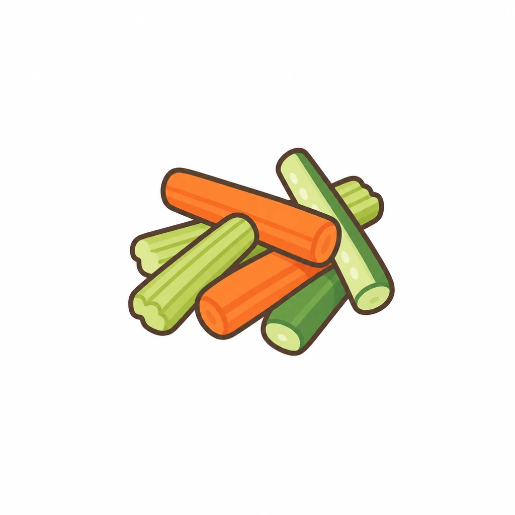 Veggie sticks AAC symbol