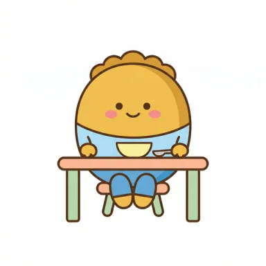 Wait for food AAC symbol