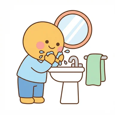 Wash_face AAC symbol